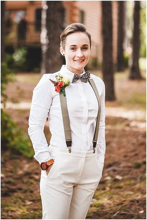 Image Result For White Suit Lesbian Wedding Lesbian Wedding Attire Lesbian Bride Lesbian Wedding