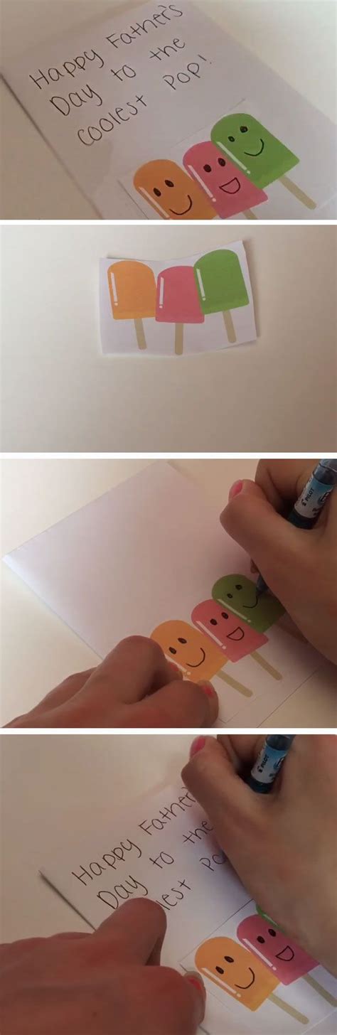 This video shows how to make birthday cards for dad and mom. Coolest Pop | Easy Homemade Fathers Day Cards to Make ...