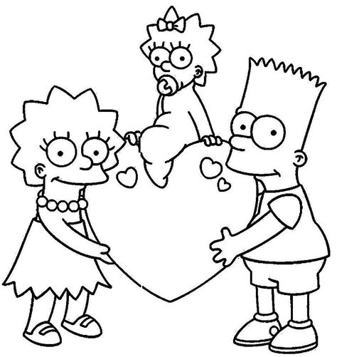 Dibujos De Bart Simpson Para Pintar