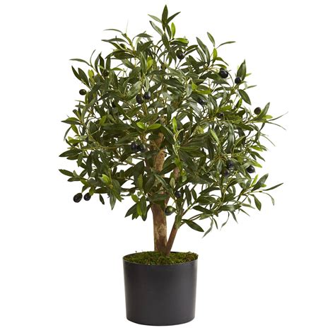 29” Olive Artificial Tree Nearly Natural