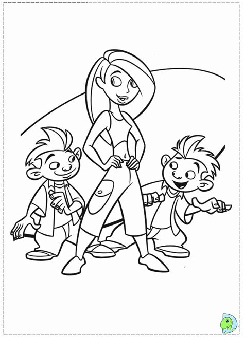 Kim Possible Coloring Pages Books Free And Printable
