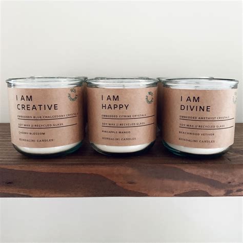 Soy Candles Handmade In Seattle Wa By Kundalinicandles On Etsy