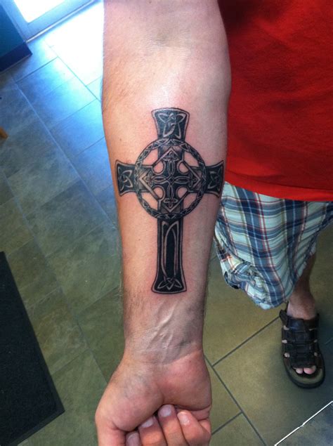 90 different styles of making a cross tattoo godfather style