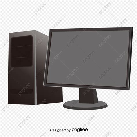 Old Computer Display Computer Clipart Realism Retro Png