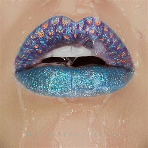 Mermaid Lip So Amazing Lip Art Lip Colors Lipstick Art