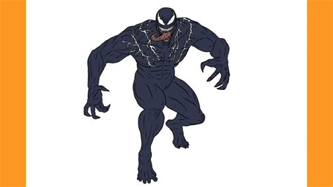 How To Draw Venom Full Body Venom Let There Be Carnage Youtube