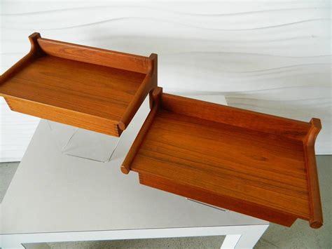 I feel like this nook and these shelves were mfeo (made for each other). Pair of Floating Danish Teak Shelves by Dyrlund at 1stdibs