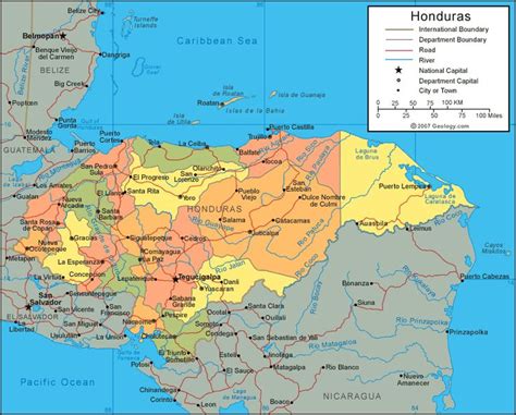 20 Fun And Interesting Facts About Honduras Honduras Mapa Honduras