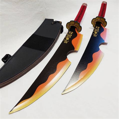 Par De Espadas Tengen Uzui Demon Slayer KIMETSU No YAIBA Cosplay Blade Shop Mexico