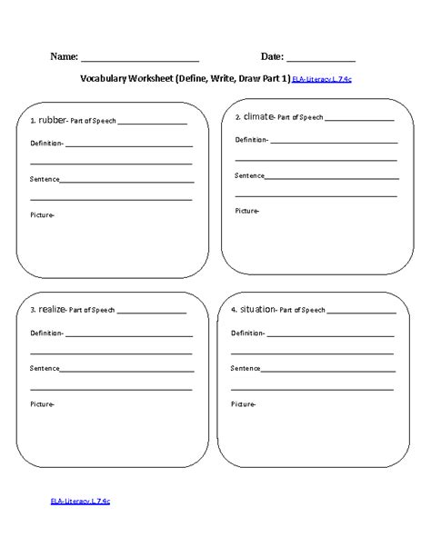 Please share your comment with us and our followers at comment box at the end of the page, don't forget to broadcast this post if you. Printable Vocabulary Worksheets For 7th Graders - 7th ...