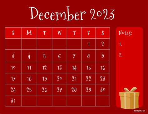 December 2023 Calendar With Holidays In Eps Illustrator  Word