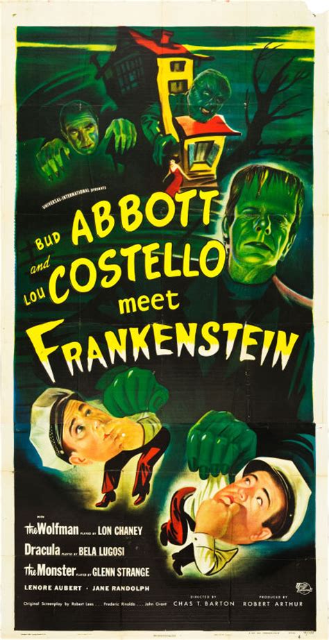 1948 Abbott And Costello Meet Frankenstein Poster