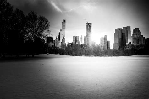 New York City Winter Skyline N¬∫1 Guilherme Pontes Als Reproductie