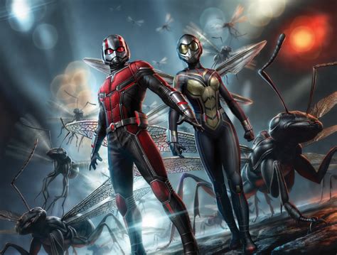 Ant Man The Wasp And A Army Of Flying Ants By Mrwonderworks On Deviantart