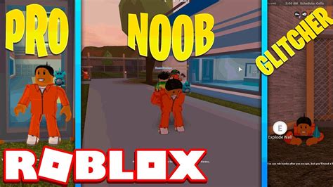 Noob Vs Glitcher Vs Pro Roblox Jailbreak Edition Youtube