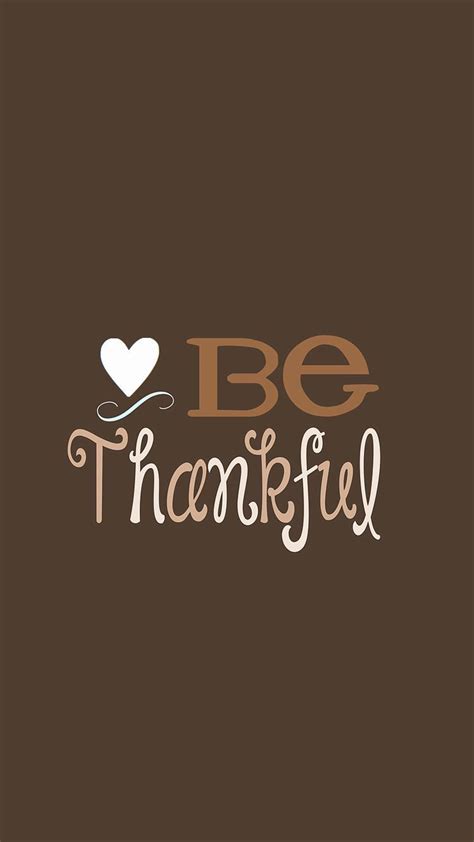Be Thankful Thanksgiving Lock Screen Wallpaper