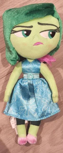 Inside Out Disgust Disney Store Green Doll Stuffed Toy Plush Pixar 10