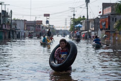Rain And Dam Discharge Cause Flooding In Southern Mexico