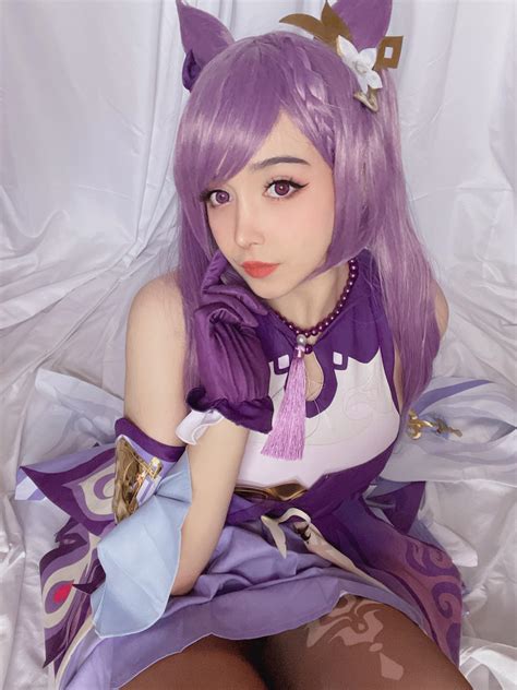 my keqing cosplay~ genshin artpact