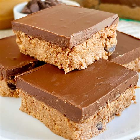 No Bake Chocolate Peanut Butter Bars Meatloaf And Melodrama