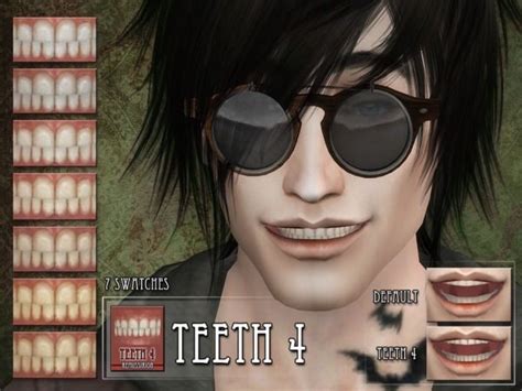 Remussirions Teeth 04 Sims Sims 4 Sims 4 Body Mods