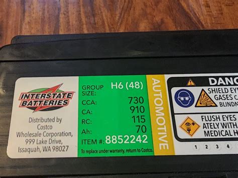 Interstate Battery Size H6 48 For Sale In Everett Wa Offerup