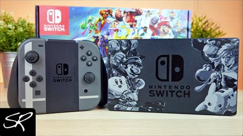 Nintendo Switch Console And Super Smash Brothers Ultimate