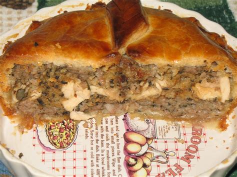 Puff pastry sheets could be used. The Happy Housewife: Sausage and Chicken Pie with Sage and ...