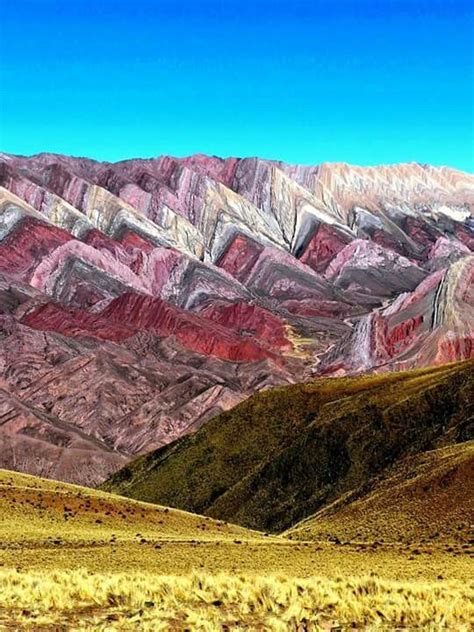Argentina Jujuy Cerro De Los Catorce Colores Viajar Ao Redor Do