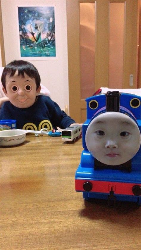 Thomas The Tank Engine Face Meme In 2020 Really Funny Memes Funny