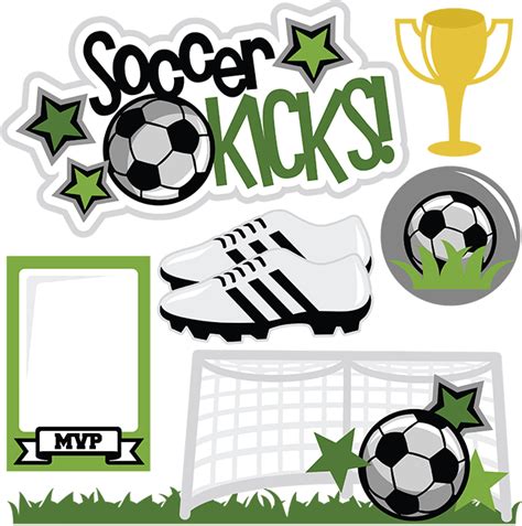 Soccer Kicks SVG scrapbook title soccer svgs soccer svg files soccer svg cuts for cutting ...