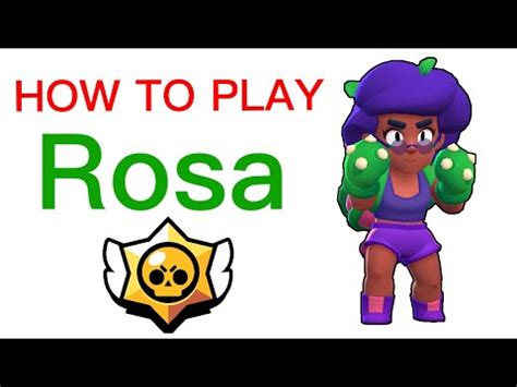 Rosa's main attack effect now better matches the notice : Brawl Stars: How to play Rosa - YouTube