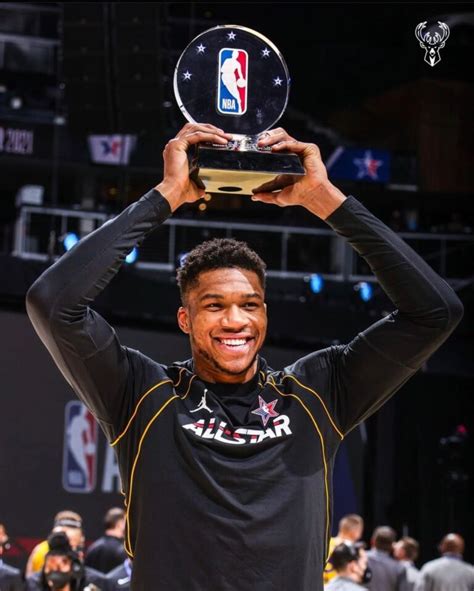 Giannis Antetokounmpo Wins His First Nba All Star Game Most Valuable