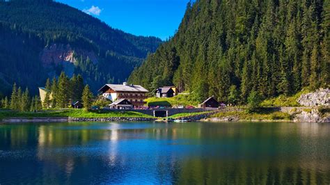 Alps Mountains Lake Landscape Wallpapers Wallpaper Cave