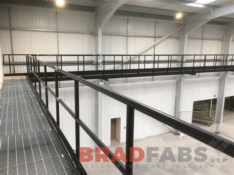 Bradfabs Walkway Steel Walkway Bespoke Steelwork Powder Coated