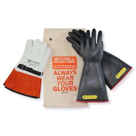 Class Insulated High Voltage Glove Kit Gloves KV