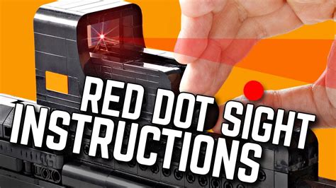 Lego Building Instructions Reflex Red Dot Sight Working Youtube