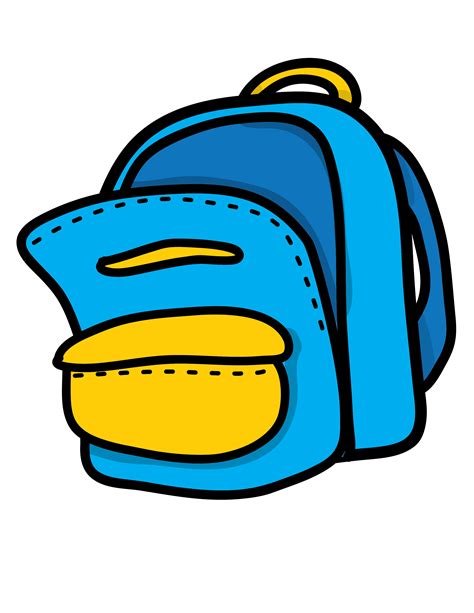Clipart Backpack School Supply Clipart Backpack School Supply