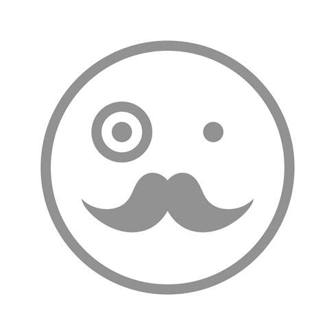 Moustache Face Icon Free Download On Iconfinder
