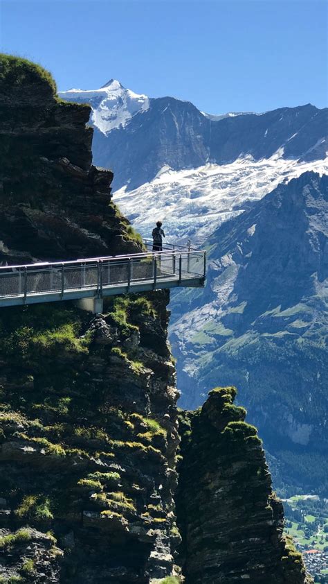 First Cliff Walk By Tissot Grindelwald Switzerland My Son And I