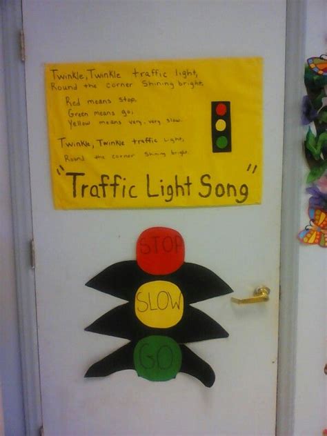 Traffic Light Song Transportation Theme Preschool Transportation