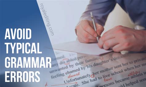 Typical Grammar Errors How To Avoid Them