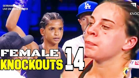 The Greatest Knockouts By Female Boxers 14 Youtube