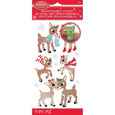 Rudolph The Red Nosed Reindeer Stickers Rudolph And Clarice