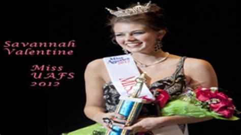 Savannah Valentine Named Miss Uafs 2012