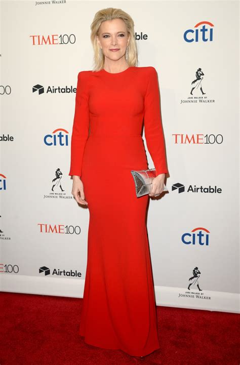 Megyn Kellys Red Dress At The Time 100 Gala Has A Sensual Twist