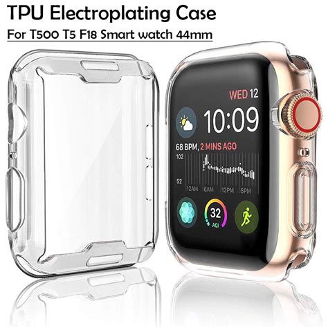 Case For T500 Smart Watch 44mm Cover For T500 T5 F18 Smart Watch Soft