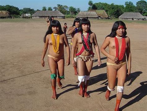 Xingu Tribe Nude Women Pussy