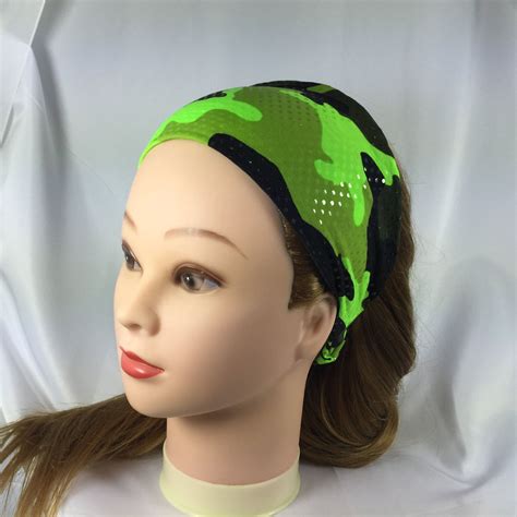 Camo Workout Headband Green Running Headband Yoga Headbands Fitness