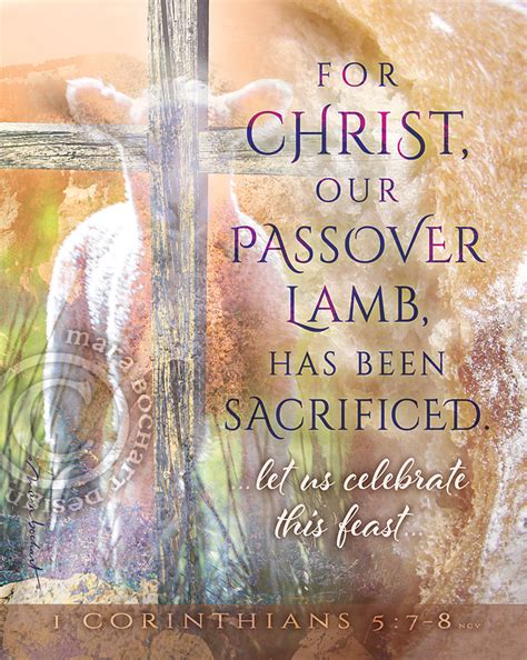 Passover Lamb Frameable Print Shine Living